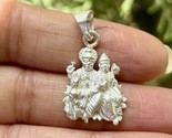 Ciondolo religioso Lakshmi Narayan indù argento puro 999 1 pz, ciondolo ... - £14.53 GBP