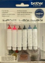 Brother - CAPEN1 - ScanNCut 6-Piece Color Permanent Ink Markers - £15.91 GBP