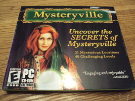 Mysteryville uncover the secrets PC CD Rom game NEW - £6.14 GBP