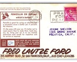 Fred Lautze Ford San Francisco CA Advertising Yellowstone Chrome Postcar... - $6.88