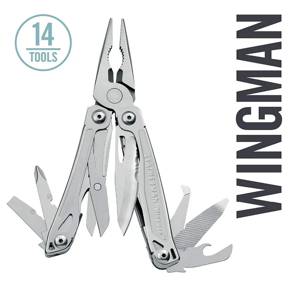 LEATHERMAN - Wingman 14 In 1 Multitool Outdoor Camping Supplies Folding Knife - £118.32 GBP