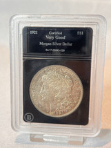 1921 D Morgan Silver Dollar US Coin 90% Silver Bradford Exchange - $49.45