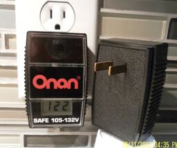 2 METER DEAL DIGITAL VOLT METERS PLUG IN THE WALL MONITOR VOLTAGE 105-13... - $20.19