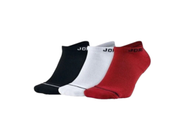 Nike Air Jordan Everyday No-Show Dri-Fit Men Socks 3 PK Black SX5546 011... - $25.00