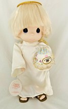 Precious Moments12&quot; doll Timmy the Angel Happy Tenth Anniversary Porcelain - $59.36