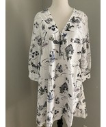Zara Basic Babydoll  Retro Cotton Beach Ring Pull Dress Size M - €21,15 EUR