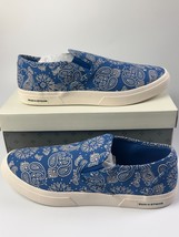 Sun Stone Reins Slip-On Sneaker. Paisley Blue.  Size 12M. New In Box. - $18.49