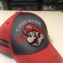 Nintendo Super Mario Black and Red Baseball Cap boys snapback 3D pops Adjustable - £11.05 GBP