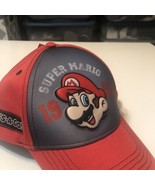 Nintendo Super Mario Black and Red Baseball Cap boys snapback 3D pops Ad... - $268.83 MXN