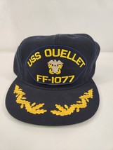 USS Ouellette FF-1077 Navy Blue Adjustable Military Hat Cap Ballcap CAP-10 - £19.12 GBP