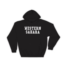 Western Sahara : Gift Hoodie Flag College Script Calligraphy Country Expat - $35.99