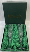 Galway Irish Crystal 29027 Happy Engagement Pair of Flute Glasses - £37.33 GBP