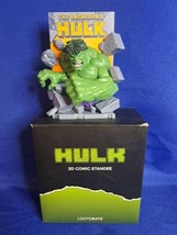 Marvel Incredible HULK 3D Comic Standee Loot Crate Avengers Figure Breaking Wall - £14.63 GBP