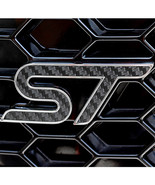 2020-2023 Ford Explorer ST Black Carbon Fiber Emblem Overlay Decal Inserts - £13.36 GBP