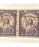 2 - RARE 3 CENT LIBERTY  PURPLE LADY STATUE OF LIBERTY - $59.61