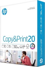 HP Printer Paper | 8.5 x 11 Paper | Copy &amp;Print 20 lb | 1 Ream Case - 50... - $21.92 CAD