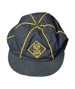 Vintage Cub Scouts Navy Blue Wolf Logo Cap Hat Youth Size 6 7/8 - £6.00 GBP