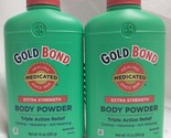 2X Gold Bond Body Powder Medicated Extra Strength 10 oz With Talc - £55.60 GBP