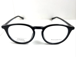 Ermenegildo Zegna EZ 5028-F 001 Asian Fitting Black Round 53mm Men&#39;s Eyeglasses - £134.31 GBP