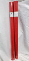  2 Sugar Paper Gift Wrap White Tiny Scatter Dot On Red 30 Sq Ft Each  image 4