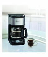 Capresso 5-Cup Mini Drip Coffee Maker, Black and Stainless Steel - $50.43