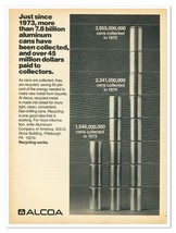 Print Ad Alcoa Aluminum Recycling Works Vintage 1976 Advertisement - £7.62 GBP