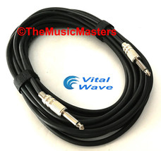 20ft 1/4&quot; Instrument Guitar Bass Amp Keyboard Audio Patch Cable Cord Wir... - $13.29