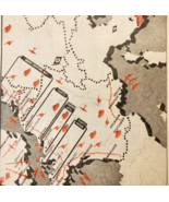 1944 WW2 D-Day Normandy Invasion Map Pathfinder Magazine Page Military D... - $560.27 MXN