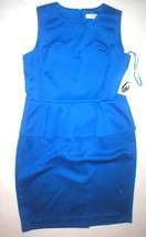 New Nine West Suit Seperates Dress NWT $99 Cool Cobalt Blue 12 Work Date... - $97.02