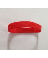 Boston Red Sox Nation Wristband Rubber Silicone Bracelet NWT - $12.05 CAD