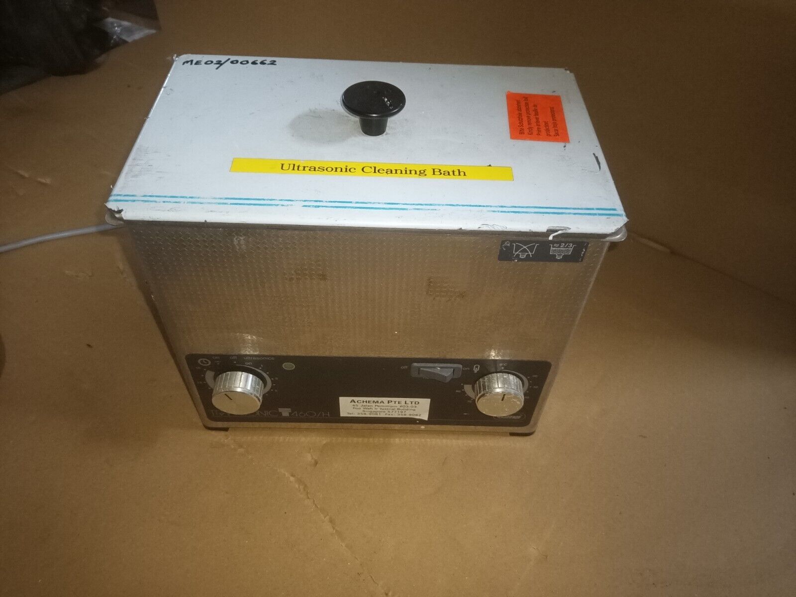 Elma Transsonic T460/H ultrasonic cleaning tank Elma D-78224 / T 460 H - $410.40
