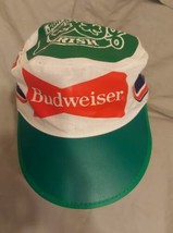 Budweiser 100% Irish Painter&#39;s Hat Cap Stretch The Adcap St. Patrick&#39;s N... - $28.04