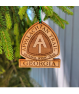 Appalachian Trail Georgia Ornament Christmas American Wood Engraved Flag... - £14.73 GBP