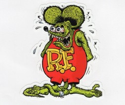 Rat Fink Mouse Window Laptop Vinyl Decal Multiple Sizes Free Tracking - £2.39 GBP+