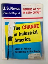 US News &amp; World Report Magazine January 27 1956 The Change in Industrial America - £11.32 GBP