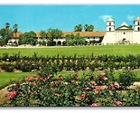 Santa Barbara Mission Santa Barbara CA California Chrome Postcard V24 - £3.12 GBP