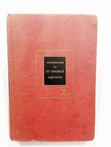 Introduction to St. Thomas Aquinas Modern Library 1948 HC Hardcover Book - £11.79 GBP