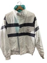 Nautica Black White Full Zip Front Pockets Mock Neck Winter Jacket Mens ... - $58.41