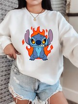 Clothes Pullovers Fashion Clothing Ladies Female Women Watercolor Love Sweet Hol - £78.96 GBP