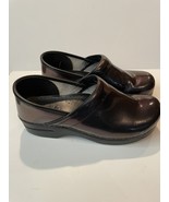 DANSKO Womens Patent Leather Professional Clogs Black Cherry Size 9 (41)... - £29.88 GBP