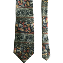 Vintage Etienne Aigner Men&#39;s Silk Tie Abstract Floral Pattern 59 in Long... - £18.69 GBP