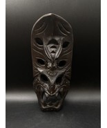 Primitive Tribal Wooden Hawaiian Wood Mask Papua Vintage Pacific Island 12” - $935.17 MXN