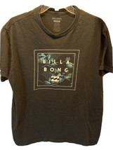 Billabong Men’s L Black Short Sleeve Cotton Graphic Print T-Shirt - £7.77 GBP