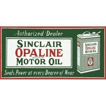 Plasticville Billboard Glossy Insert Sinclair Motor Oil - £4.53 GBP