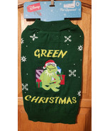 Disney Kermit Green Christmas Dog Sweater Large - $167.04 MXN