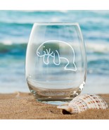 Cute Manatee Etched Glasses - Wine, Champagne, Pint Glasses, Shot Glass - €21,52 EUR+