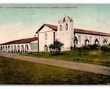 Santa Ynez Mission Santa Barbara California CA DB Postcard O14 - $2.92