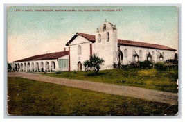 Santa Ynez Mission Santa Barbara California CA DB Postcard O14 - £2.32 GBP