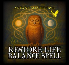 Restore Life Balance Spell – Harmony, Stability &amp; Emotional Wellbeing - $35.00