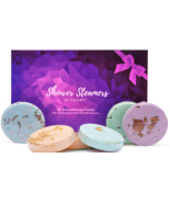 Aromatherapy Shower Steamers Variety Pack of 6 Shower Bombs Purple Set Cleverfy - $15.83